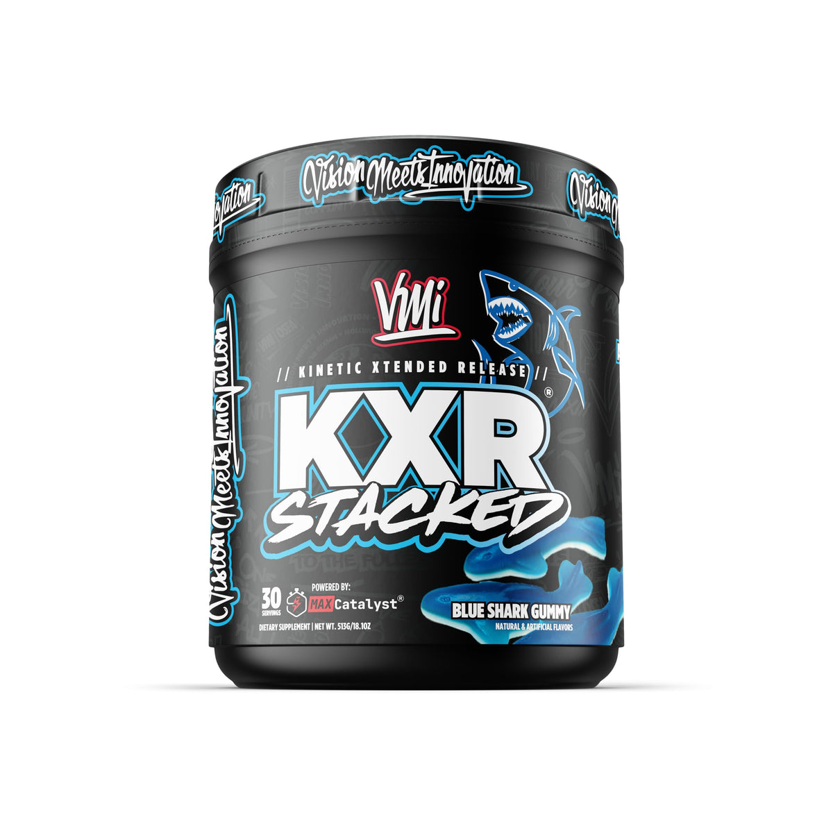 VMI Sports KXR High Stimulant Pre-Workout Energy Ready to Drink 400mg Caffeine, 6g Citrulline, 3.2g Beta-Alanine | Delicious – Convenient – Powerful | 12.5 oz Bottles (Miami Vice, 12 Bottles)