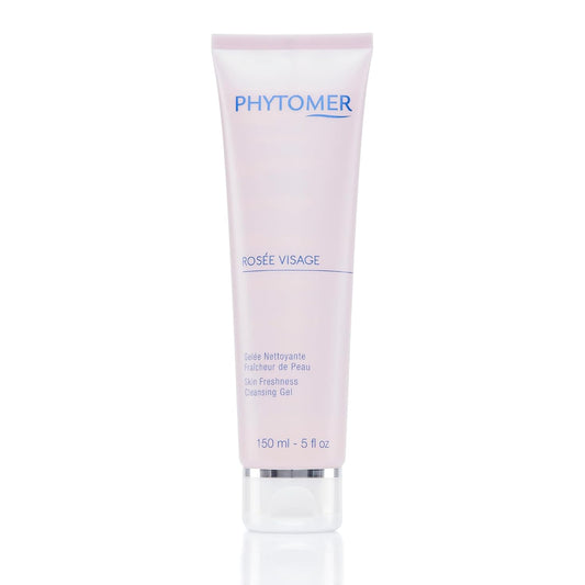 Phytomer Rosée Visage Face Cleansing Gel | Daily Facial Cleanser & Makeup Remover | With Rose Water | 95% Natural Ingredients | Sustainable & Eco-Friendly Skin Care | 250ml