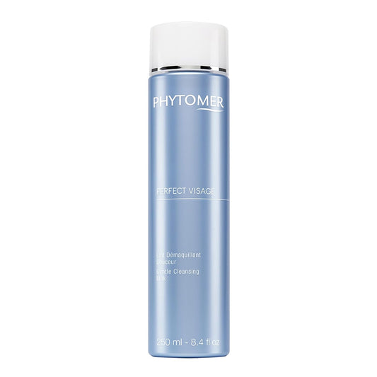 Phytomer Perfect Visage Gentle Cleansing Milk | Hydrating Daily Face Cleanser & Makeup Remover | Light, Refreshing Formula that Leaves Skin Soft, Smooth, & Supple (250 ml)