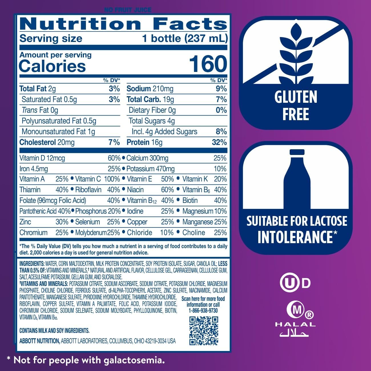 Ensure High Protein Strawberry Nutrition Shake, Ready to Drink, 16g Protein and 27 Vitamins and Minerals, 8 fl oz, 24 Pack