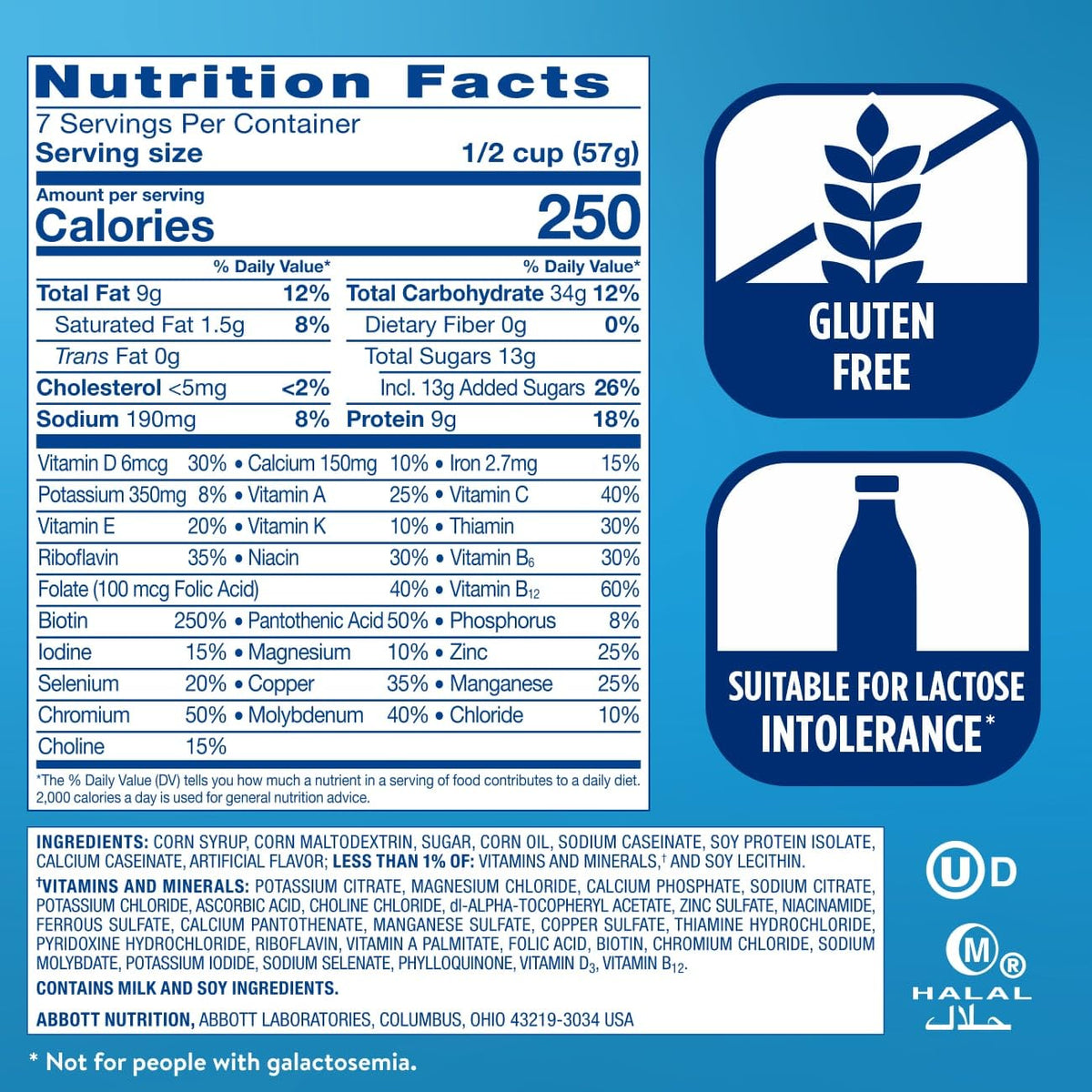 Ensure Original Vanilla Nutrition Powder, Small Meal Replacement, 6 Pack | When Mixed, Each Adult Nutritional Drink has 9g Protein, 25 Vitamins & Minerals, and 250 Calories makes 42 Nutrition Shakes