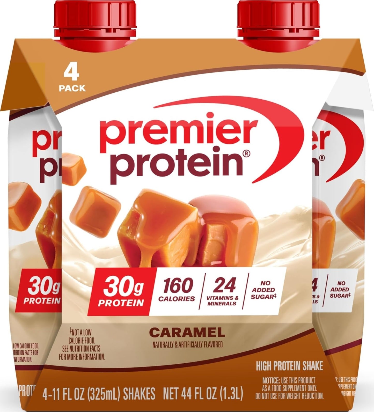 Premier Protein 30g High Protein Shake, Vanilla, 12 Pack | 160 Calories, 24 Vitamins & Minerals, No Added Sugar, Supports Muscle Health, Gluten-Free, 11 oz