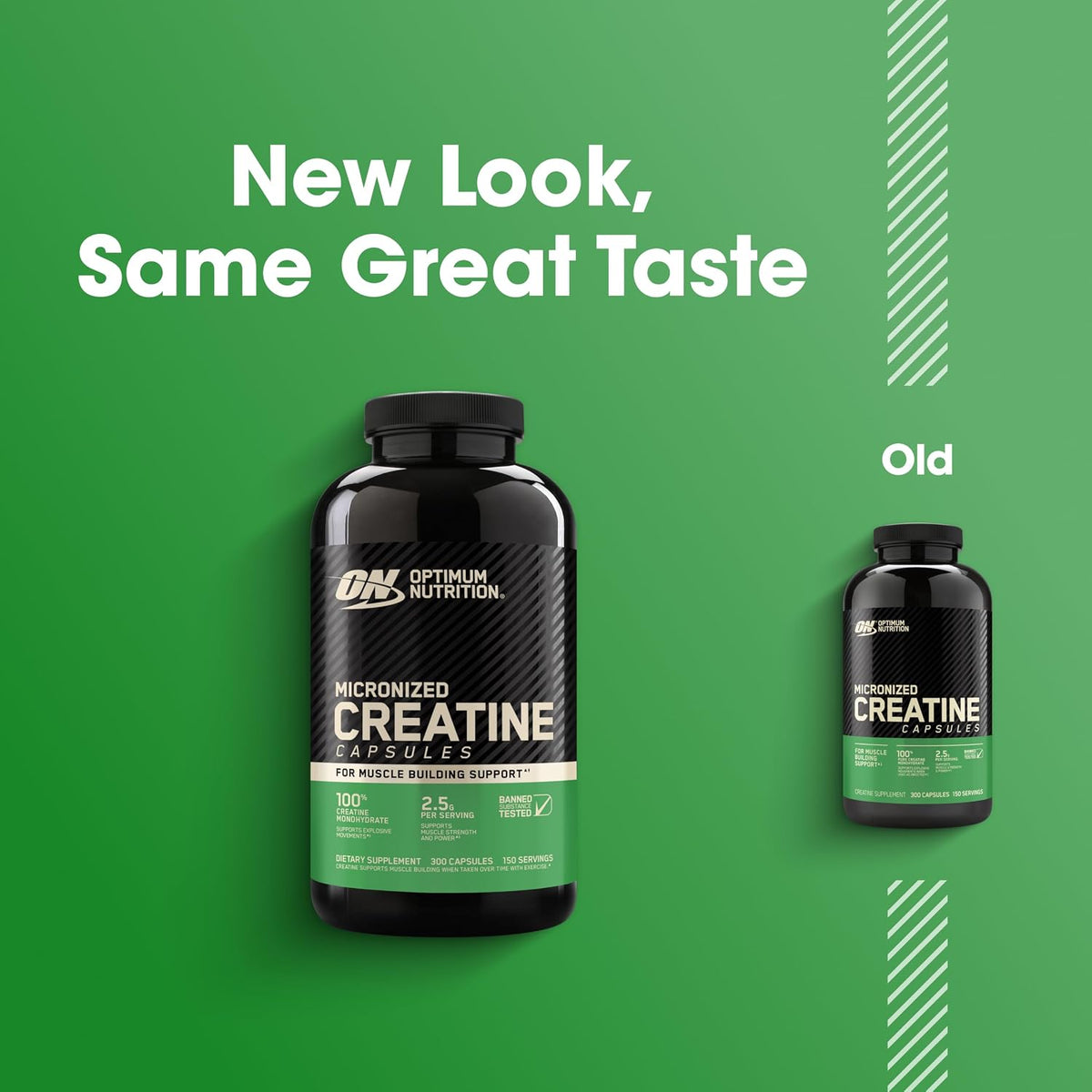 Optimum Nutrition Micronized Creatine Monohydrate Capsules, 300 Ct