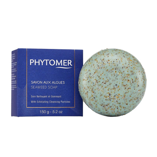 PHYTOMER Natural Seaweed Soap Bar | Cleansing & Exfoliating Body Soap | Eliminates Dead Skin Cells | Moisturizing Body Cleanser | 150 gr