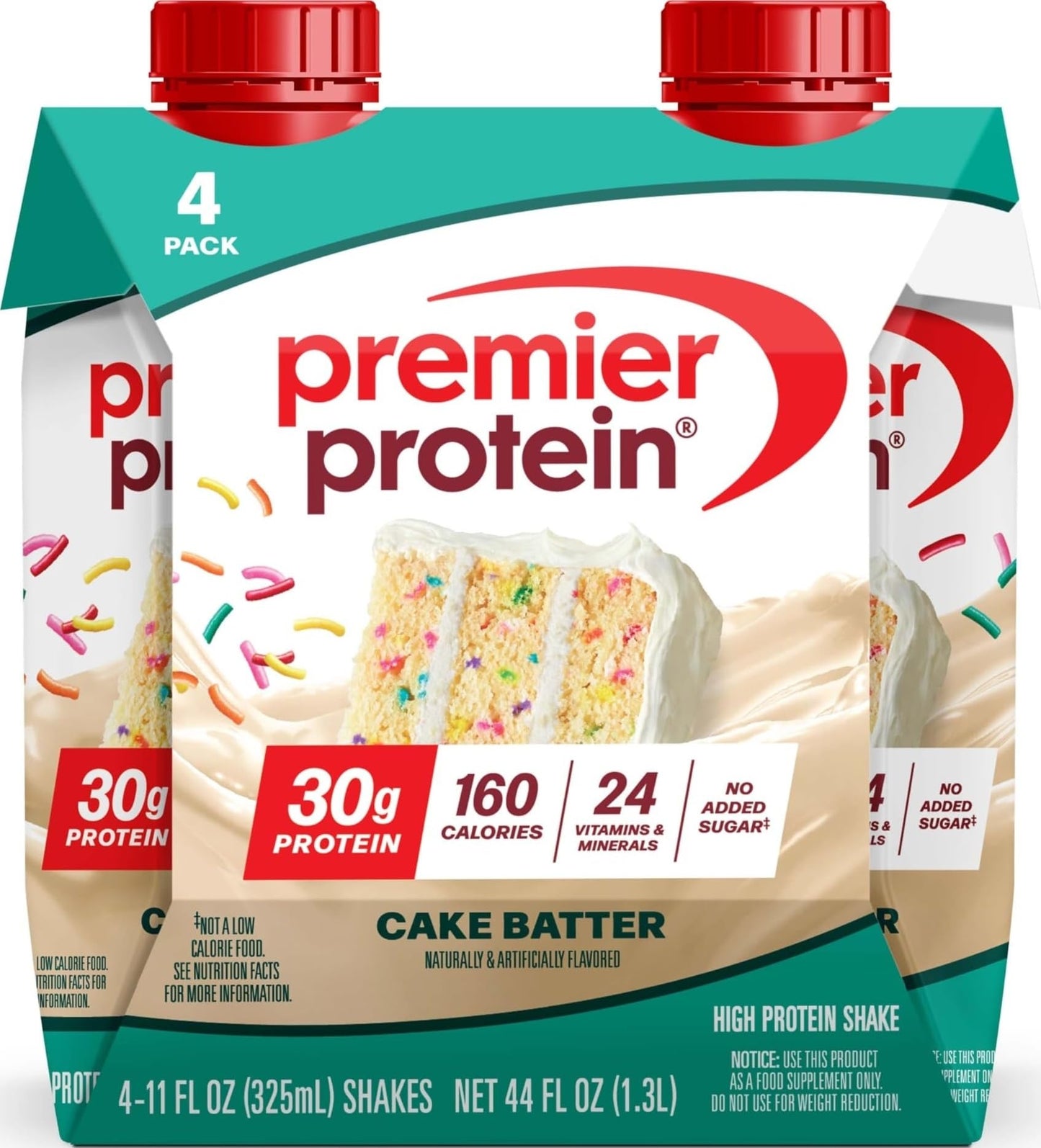 Premier Protein 30g High Protein Shake, Vanilla, 12 Pack | 160 Calories, 24 Vitamins & Minerals, No Added Sugar, Supports Muscle Health, Gluten-Free, 11 oz