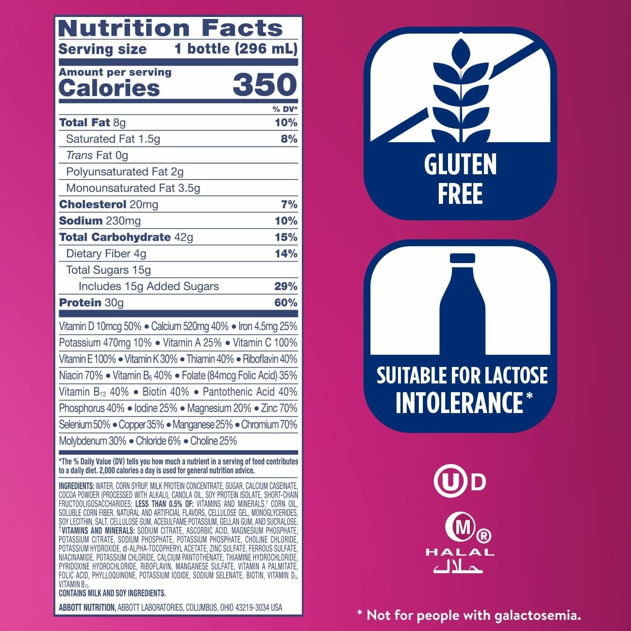 Ensure COMPLETE Chocolate Nutrition Shake, Balanced Meal Replacement, 24pk | These Meal-Replacement Shakes Provide Adults Complete, Balanced Nutrition with 25 Vitamins & Minerals, and 4g Fiber
