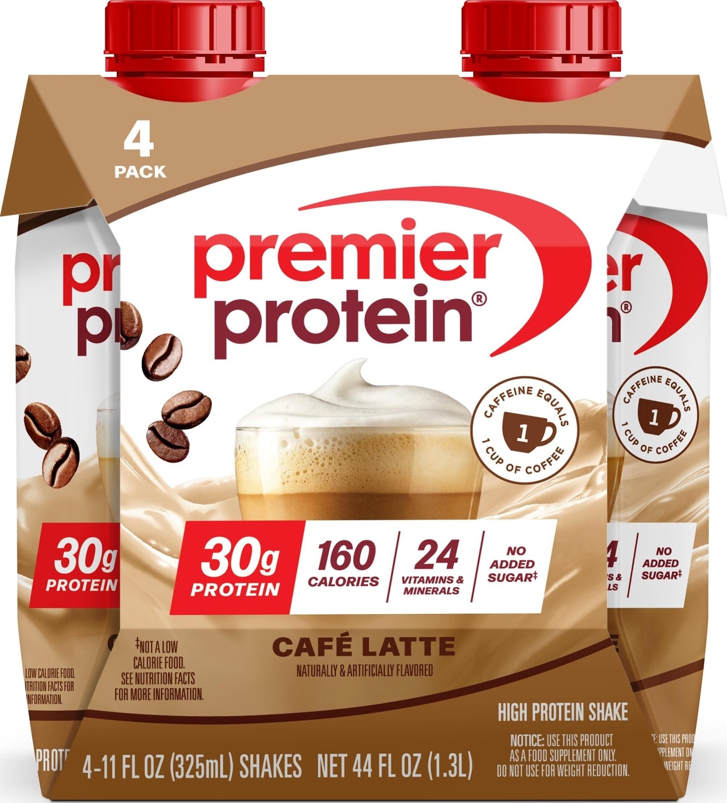 Premier Protein 30g High Protein Shake, Vanilla, 12 Pack | 160 Calories, 24 Vitamins & Minerals, No Added Sugar, Supports Muscle Health, Gluten-Free, 11 oz