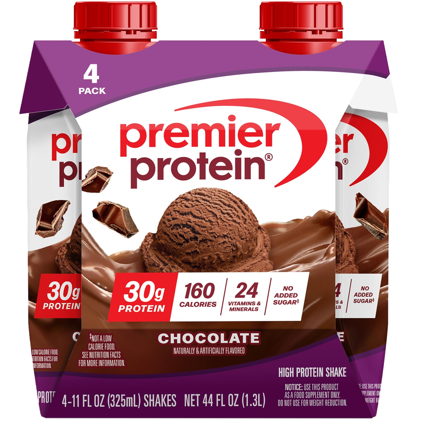 Premier Protein 30g High Protein Shake, Vanilla, 12 Pack | 160 Calories, 24 Vitamins & Minerals, No Added Sugar, Supports Muscle Health, Gluten-Free, 11 oz