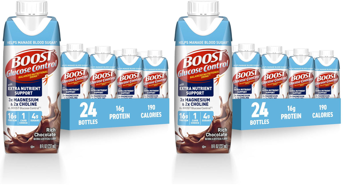 BOOST Glucose Control Ready to Drink Nutritional Drink, Chocolate, 8 FL OZ