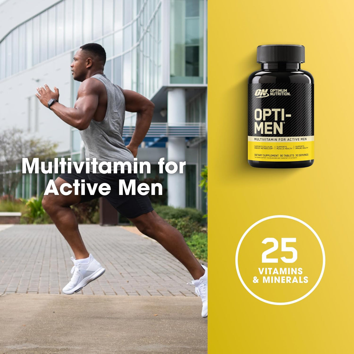 Optimum Nutrition Opti-Men Daily Multivitamin Supplement, 90 Ct